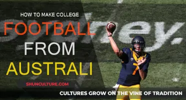Making it in College Football as an Aussie