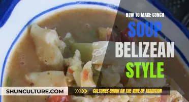 Conch Soup, Belizean Style: A Tasty Guide