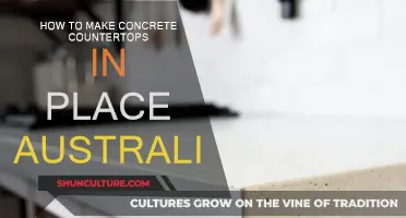 Creating Concrete Countertops: An In-Place Guide for Aussies