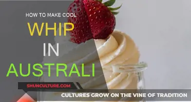 Whip It Good: Making Cool Whip in Australia