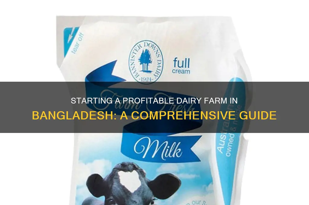 how to make dairy farm in bangladesh