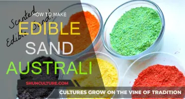 Creating Edible Sand for Australian Desserts