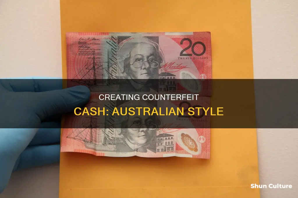 how to make fake australian currency