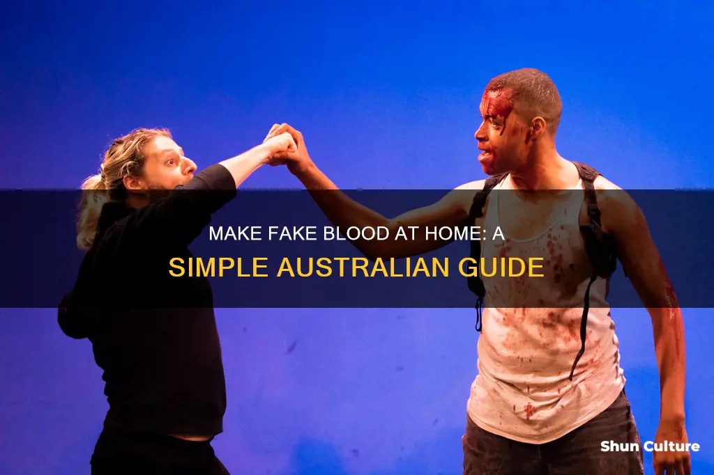 how to make fake blood at home australia