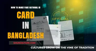 Creating a Fake Bangladesh National ID: A Step-by-Step Guide