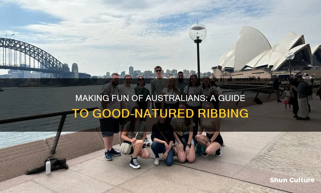 how to make fun of a australian
