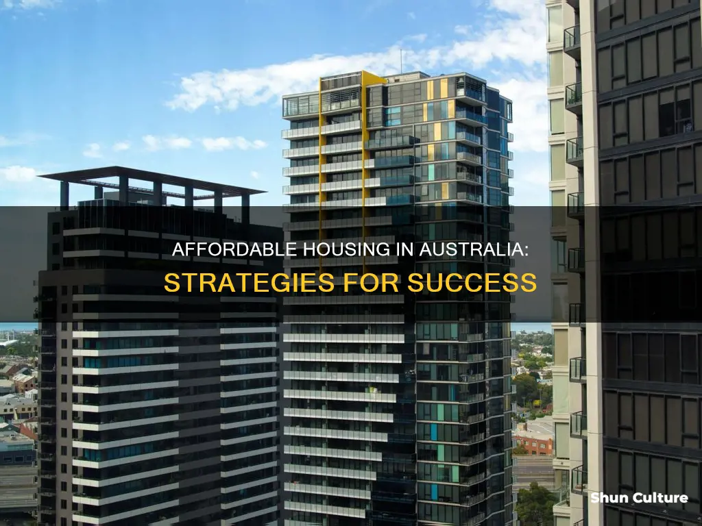 how to make housing more affordable in australia