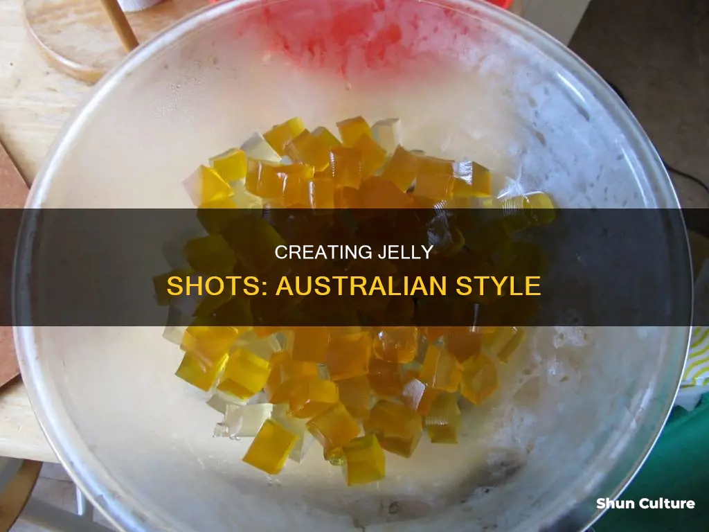 how to make jelly shots australian measurements