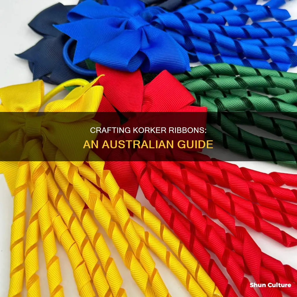 how to make korker ribbon australia