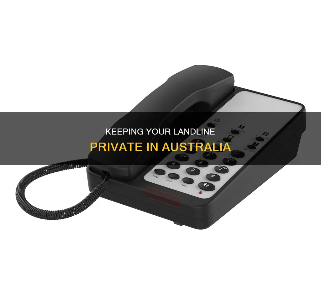 how to make landline private australia