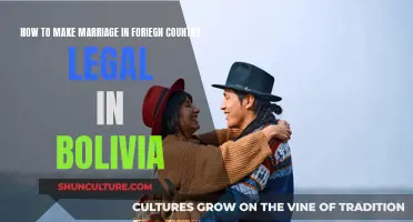 Marrying Abroad: Legal Recognition in Bolivia