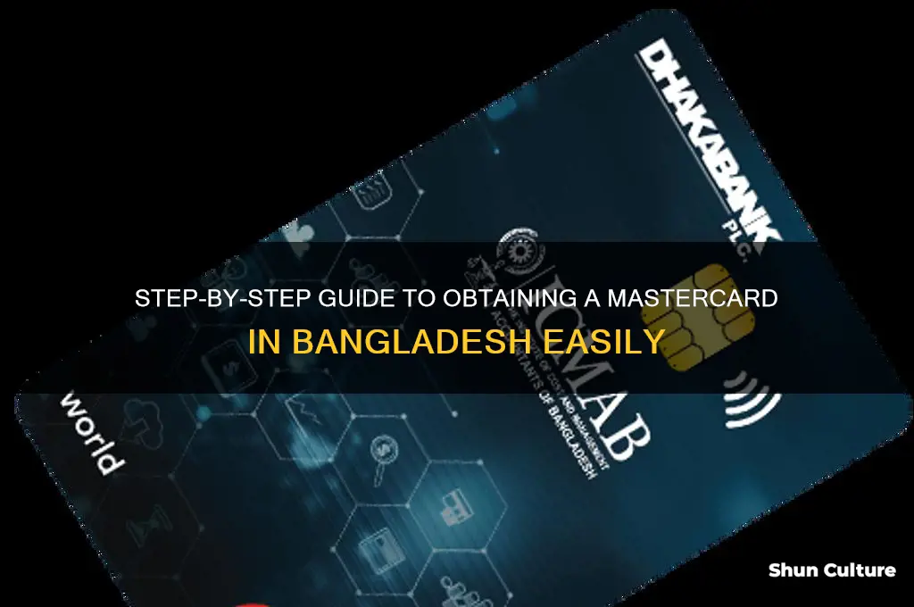 how to make mastercard in bangladesh