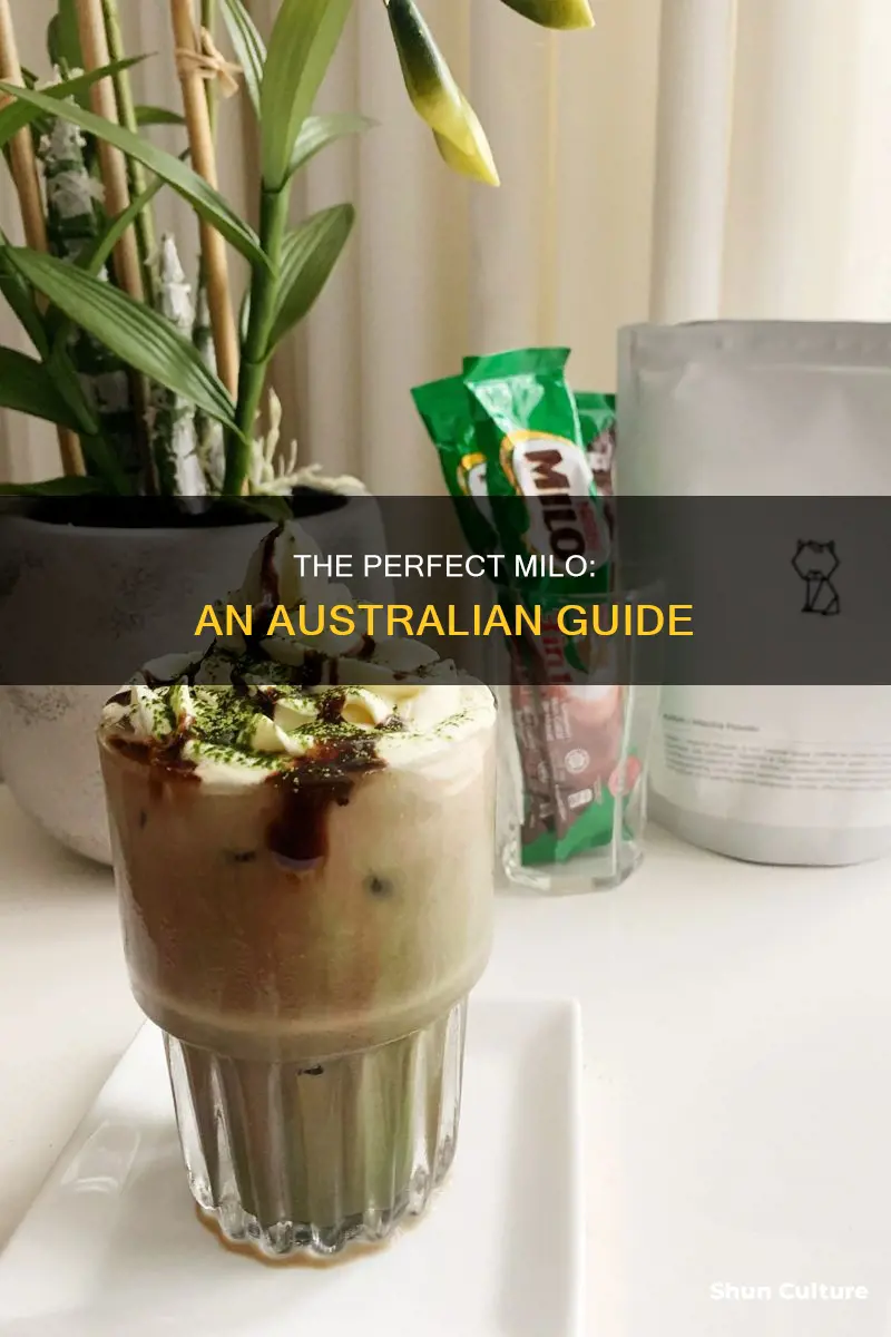 how to make milo australia