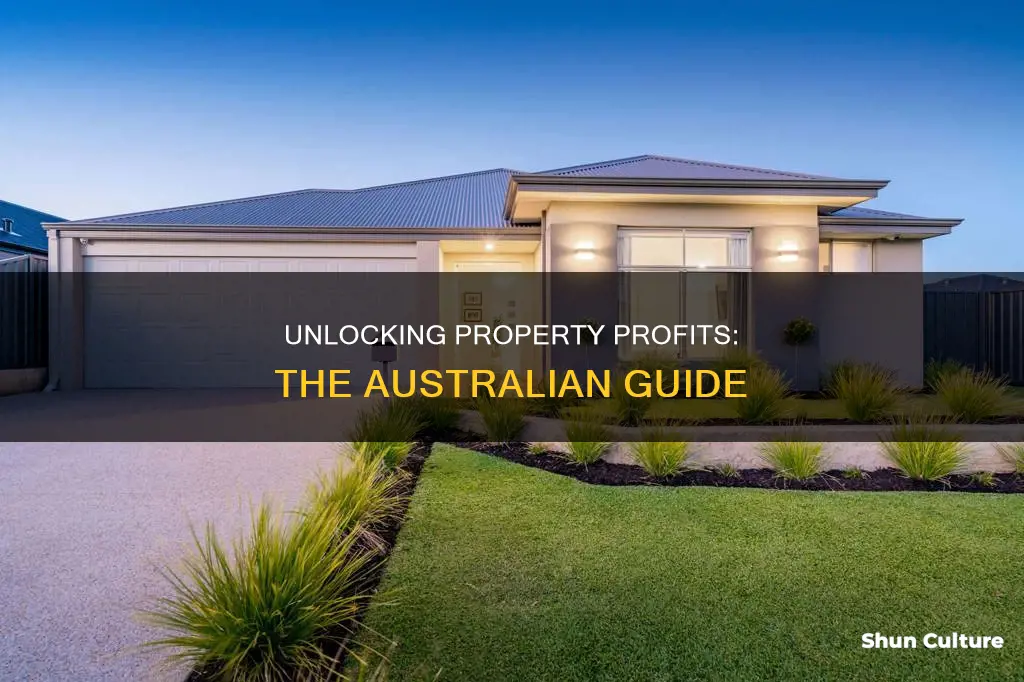 how to make money from property australia