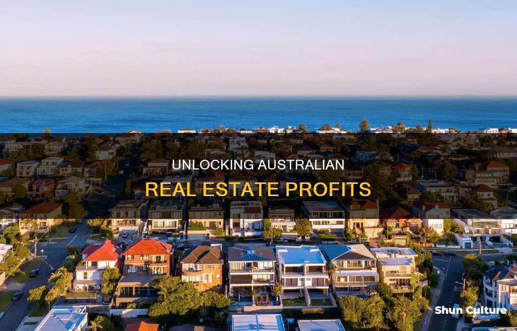 how to make money from real estate in australia