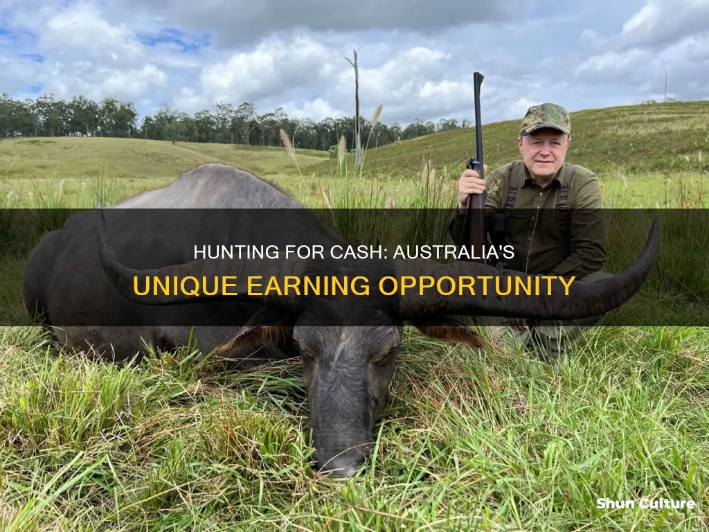 how to make money hunting in australia