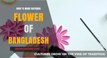 Crafting Bangladesh's National Pride: A Guide to Making the Water Lily