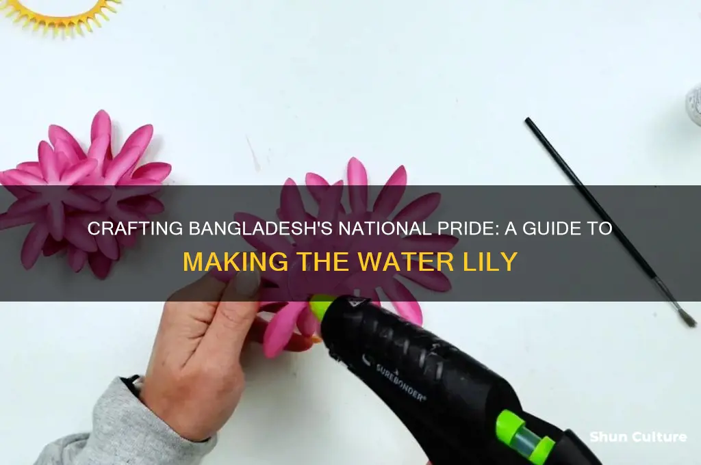 how to make national flower of bangladesh