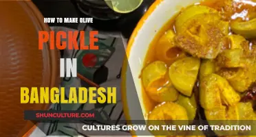 Easy Bangladeshi Olive Pickle Recipe: Spicy, Tangy, and Homemade Delight