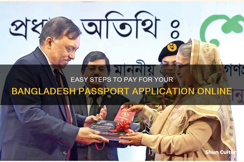how to make payment for bangladesh passport