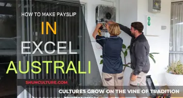 Creating Australian Payslips in Excel: A Simple Guide