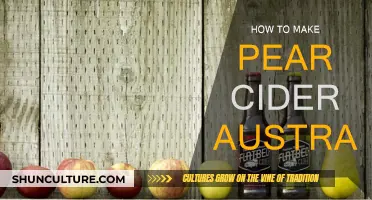 Making Pear Cider: The Australian Way