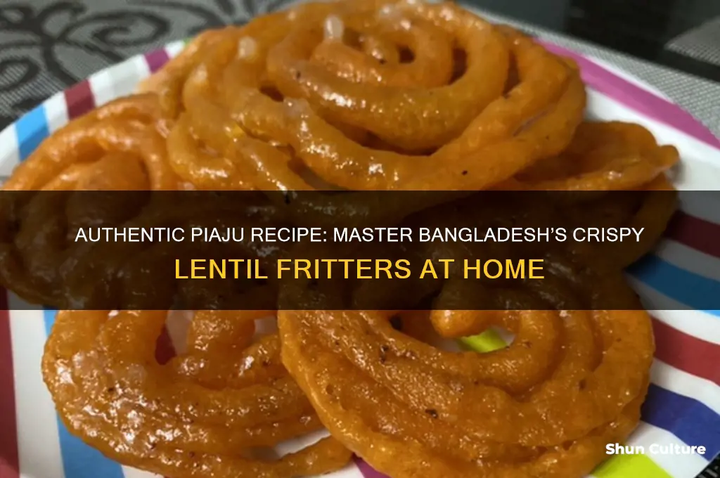 how to make piaju bangladesh