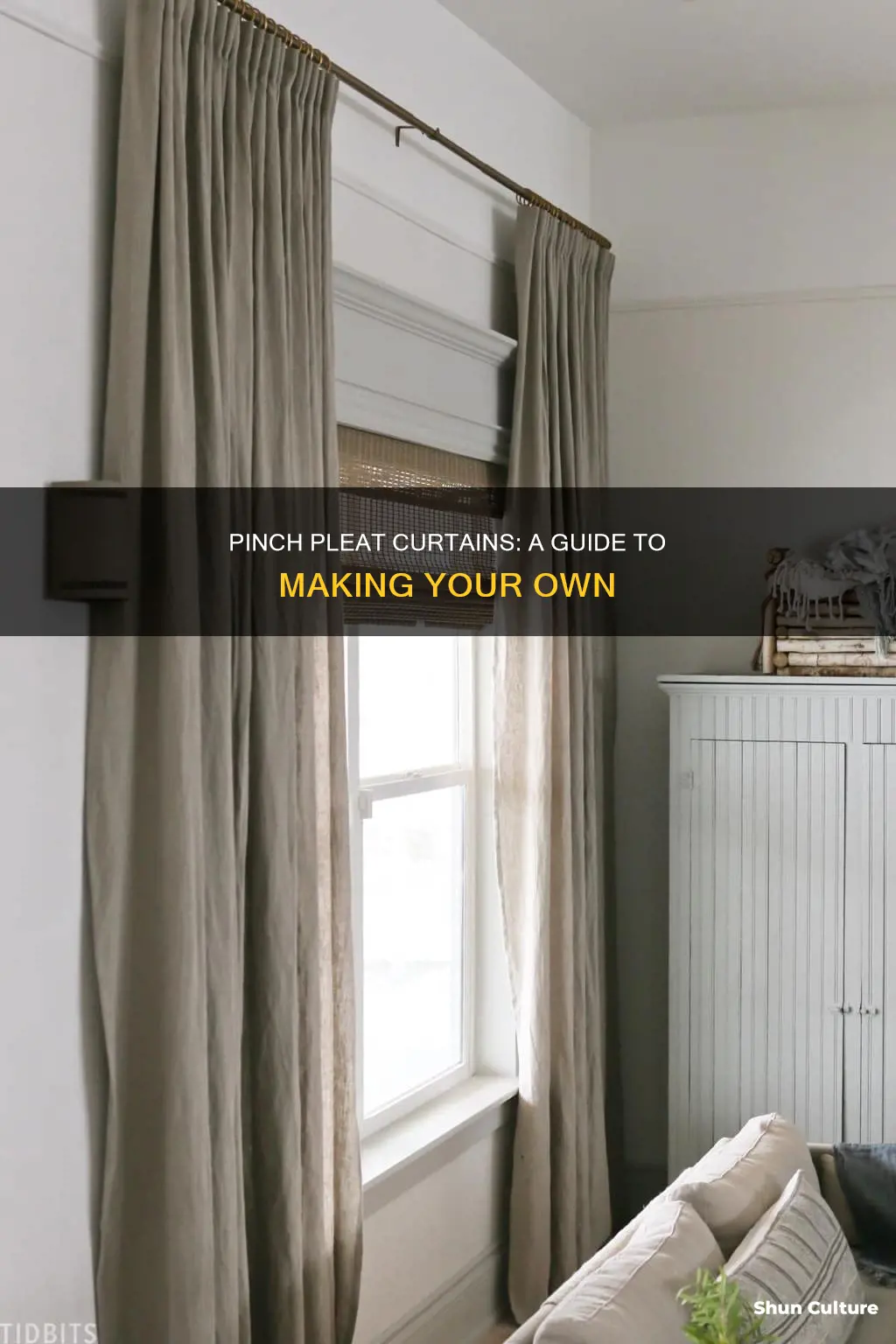 how to make pinch pleat curtains australia