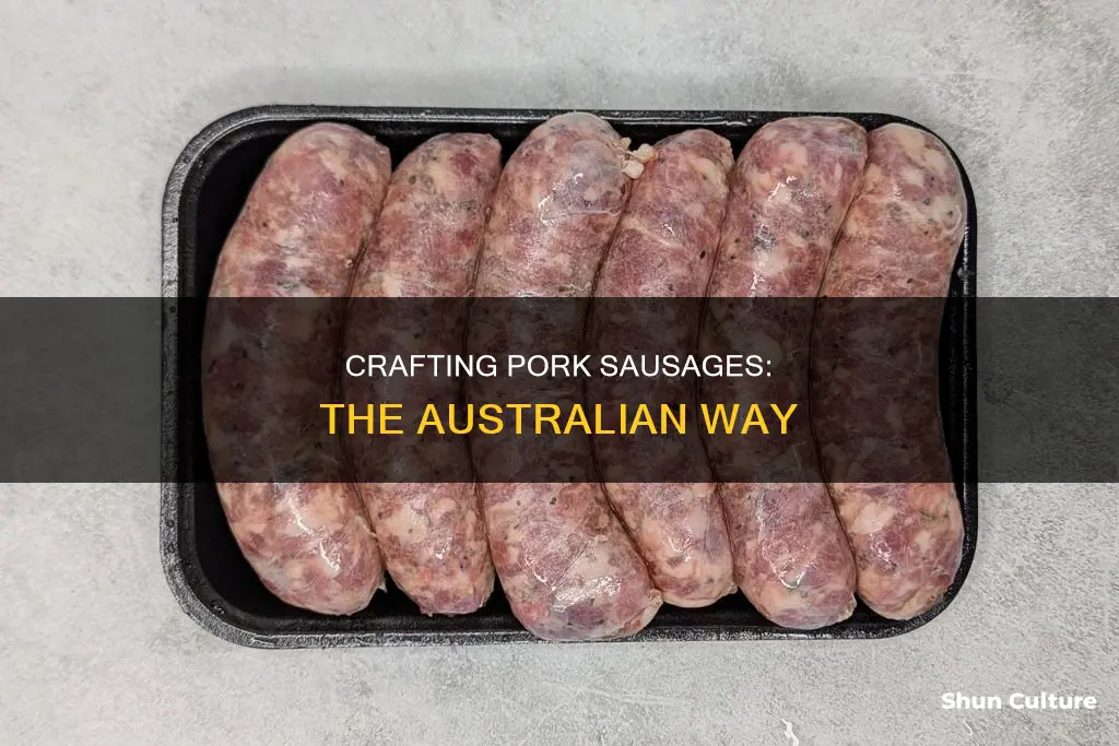 how to make pork sausages australia