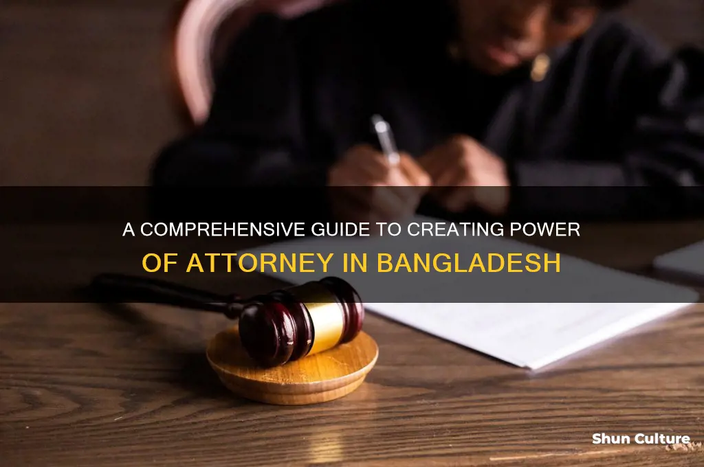 how to make power of attorney in bangladesh