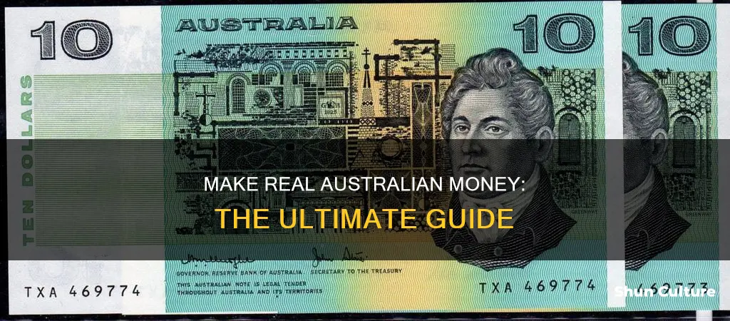 how to make real australian money
