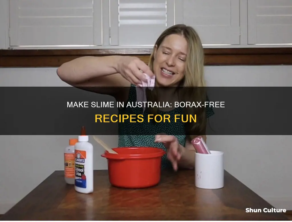 how to make slime in australia without borax