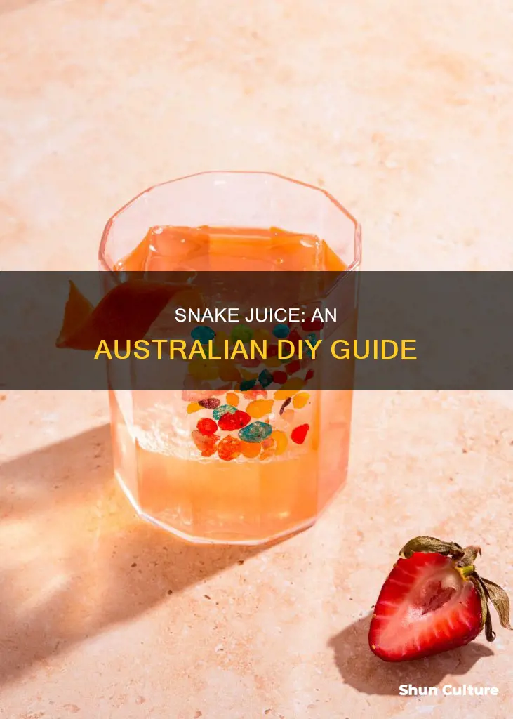 how to make snake juice in australia