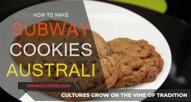 Making Subway Cookies at Home: Australia Edition