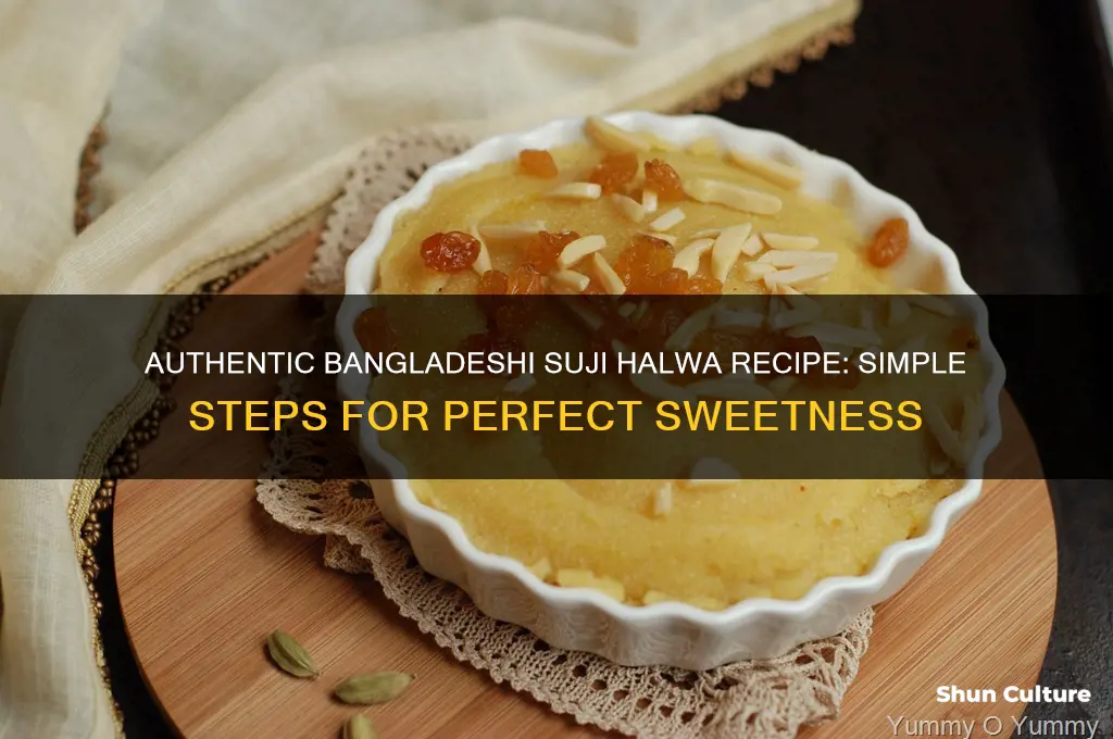 how to make suji halwa in bangladesh