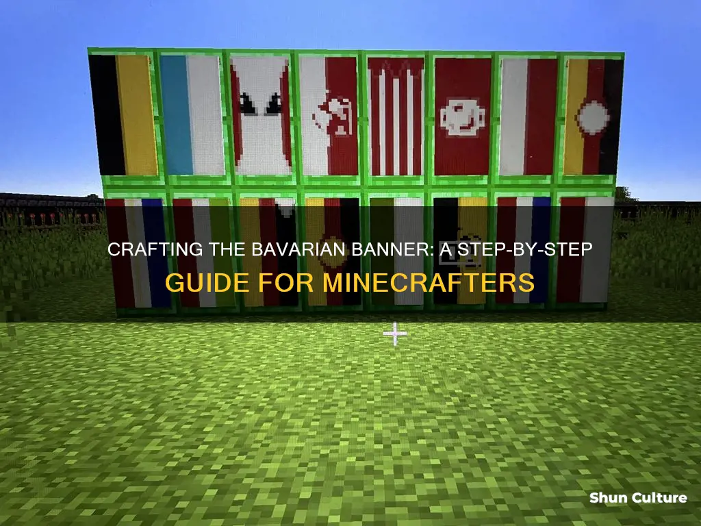 how to make the bavarian banner in mincraft