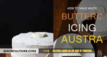 Making White Buttercream Icing: An Australian Guide
