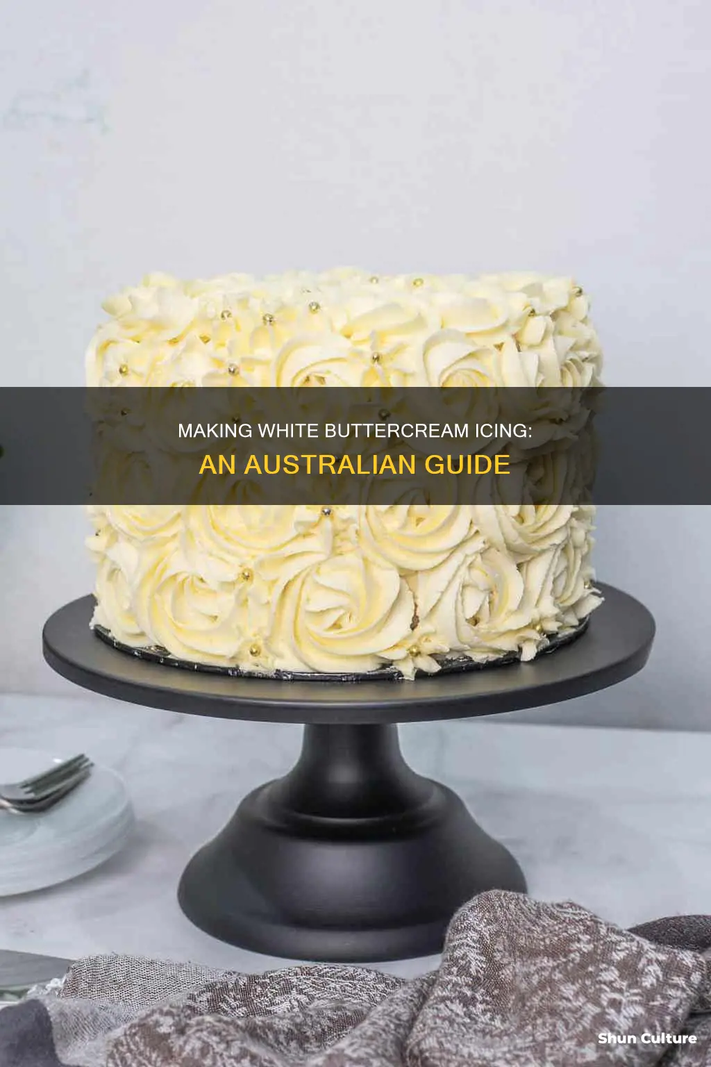 how to make white buttercream icing australia