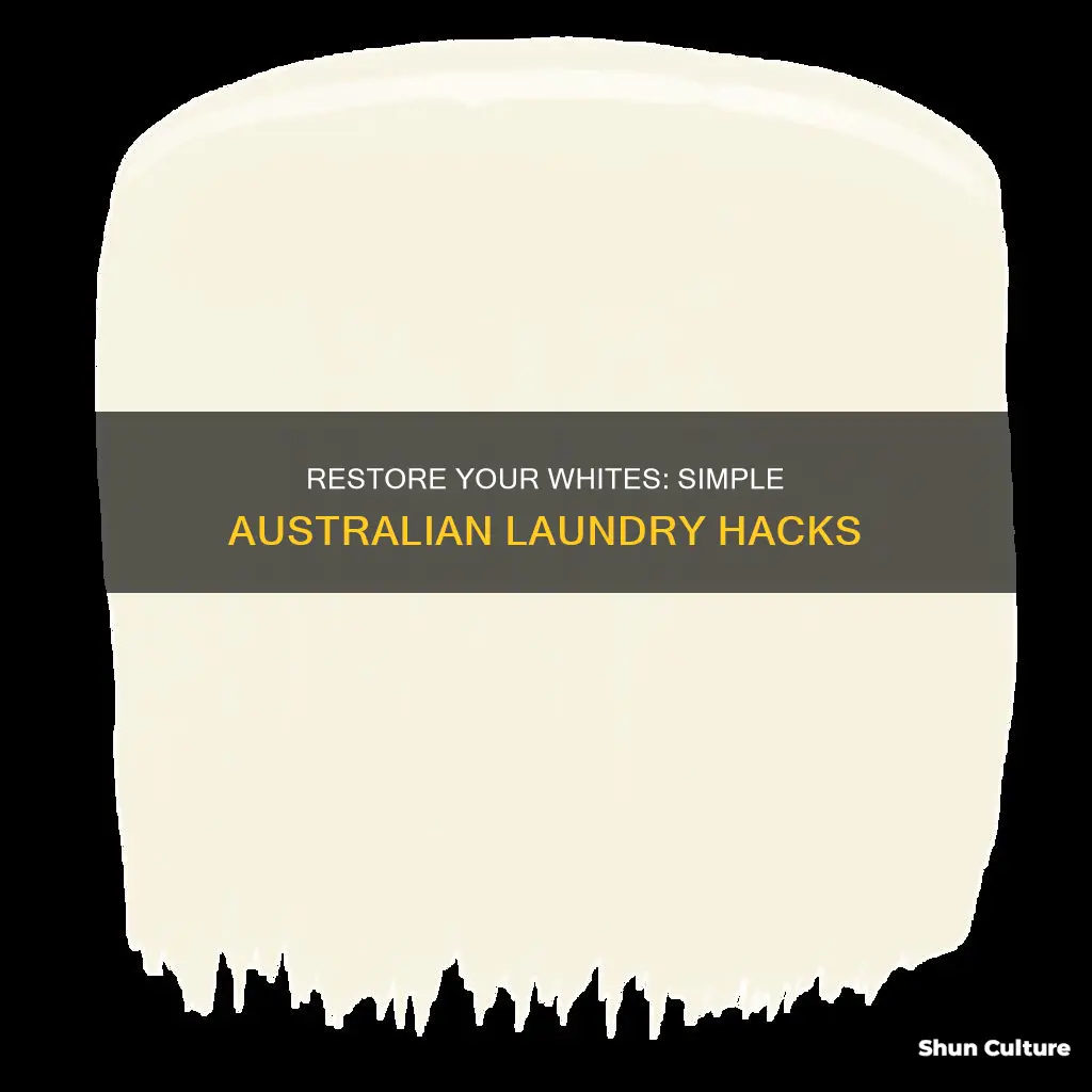 how to make white clothes white again australia