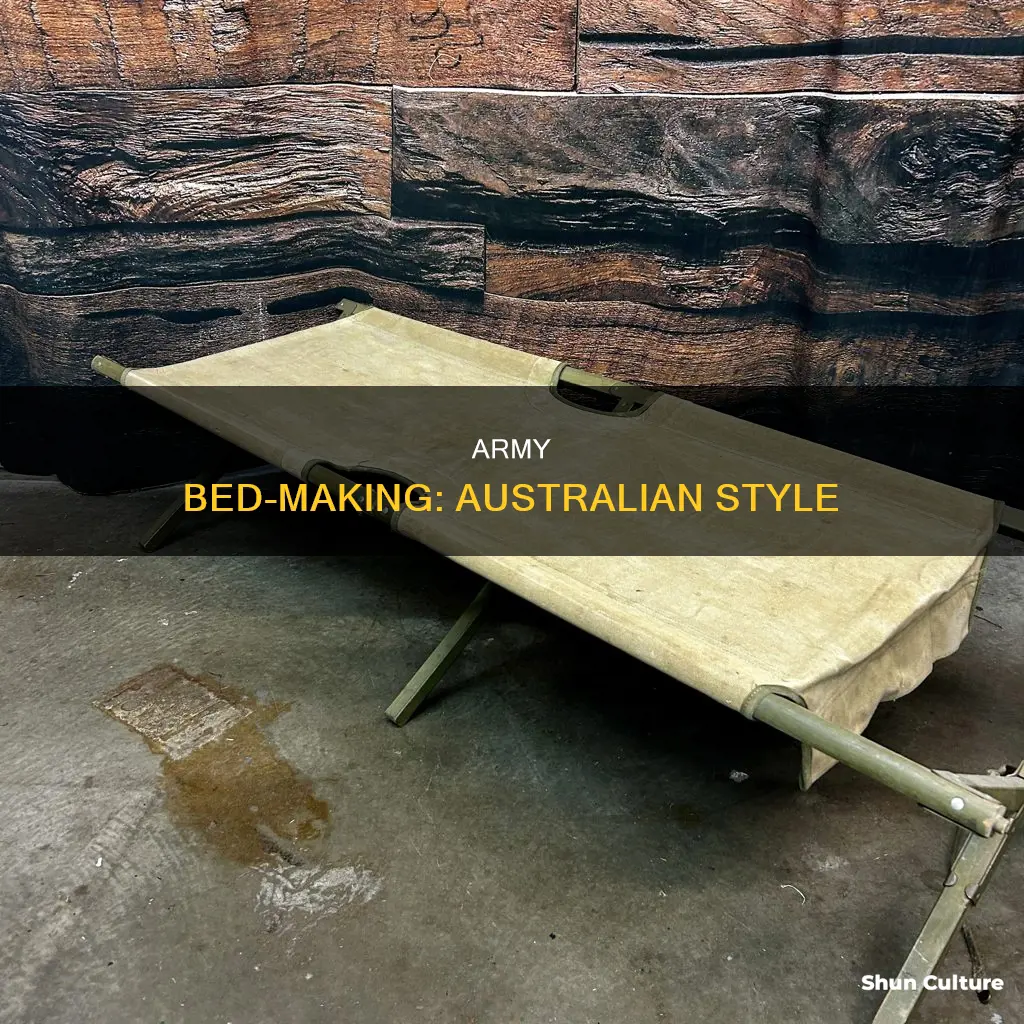 how to make your bed in the australian army