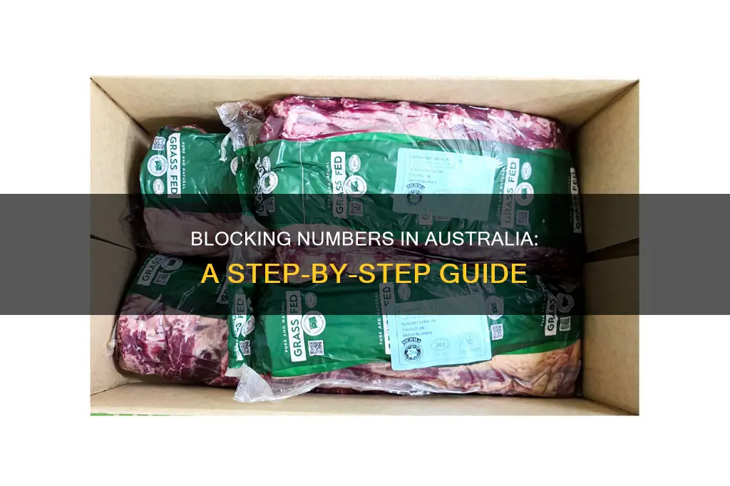 how to make your number blocked in australia