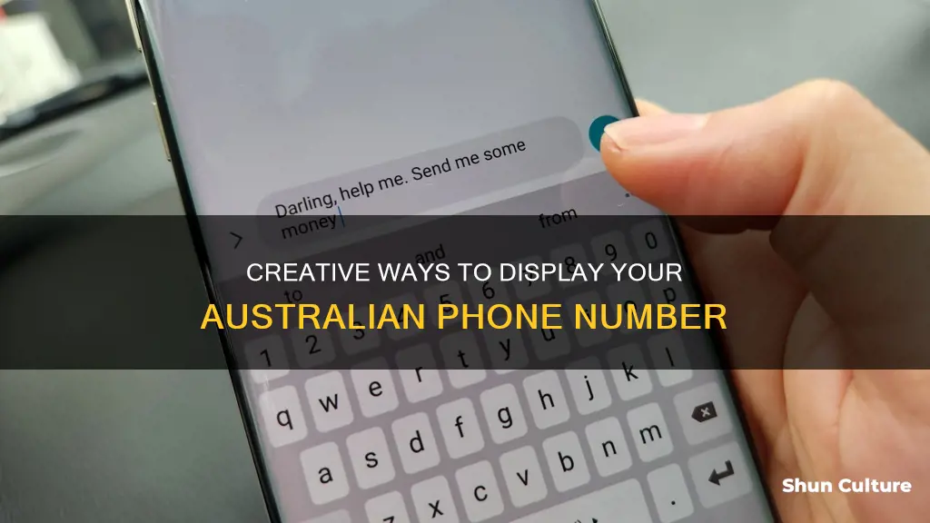 how to make your phone number appear different australia