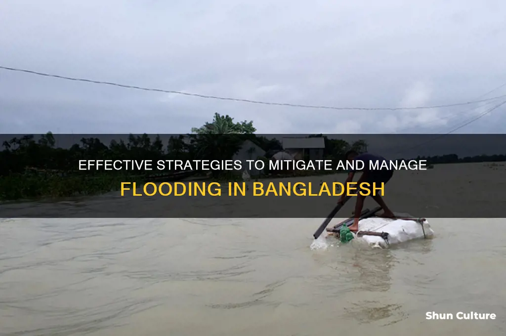 how to manage flooding in bangladesh