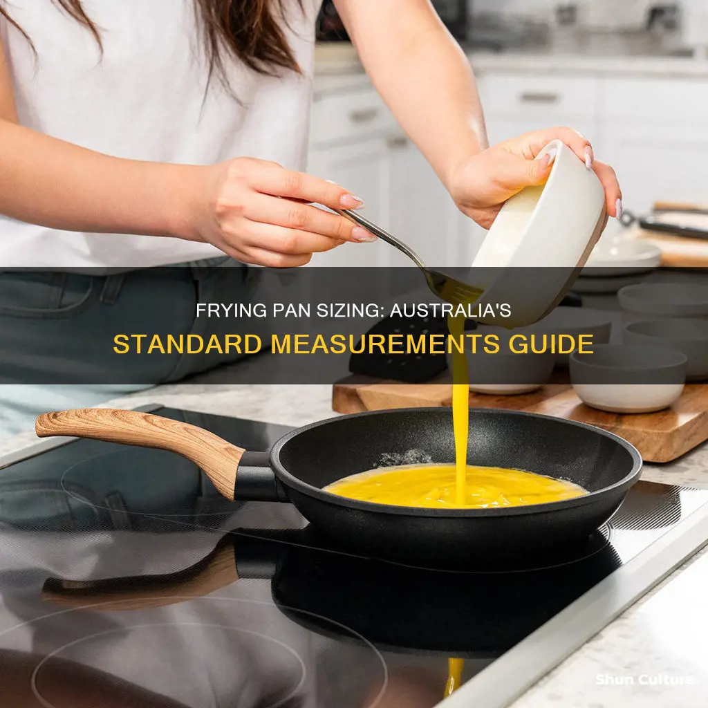 how to measure frying pan size australia