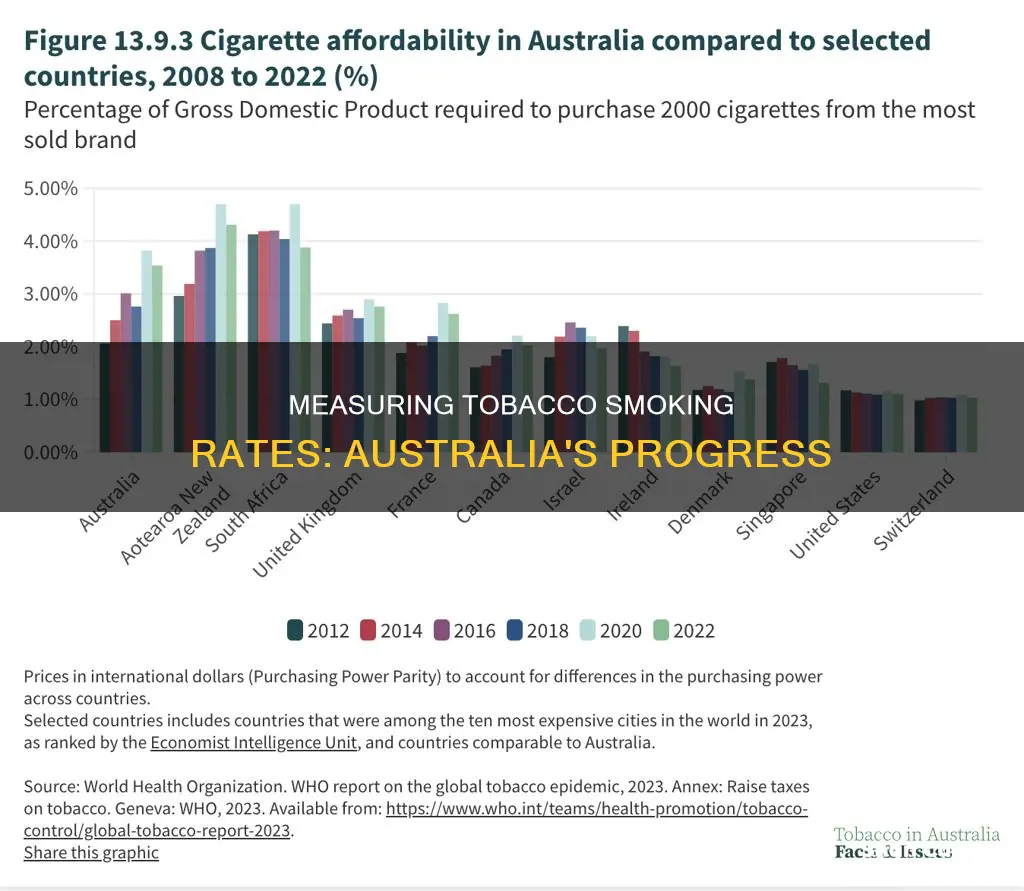 how to measure tobacco smoking rates australia