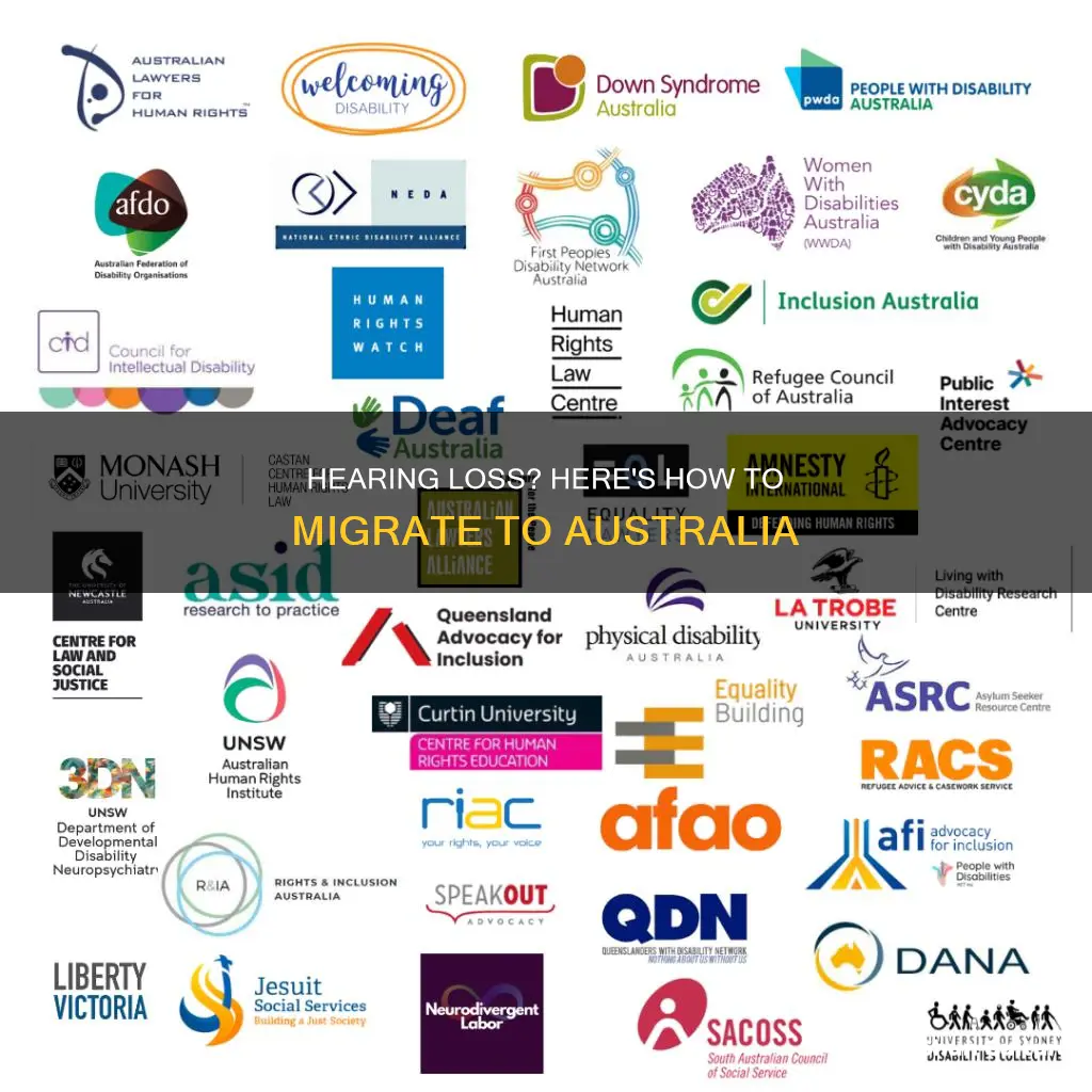 how to migrate to australia for hearing loss people