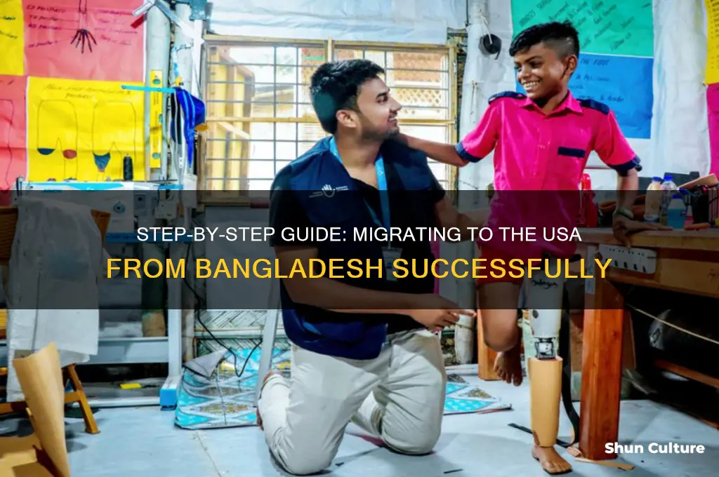 how to migrate usa from bangladesh