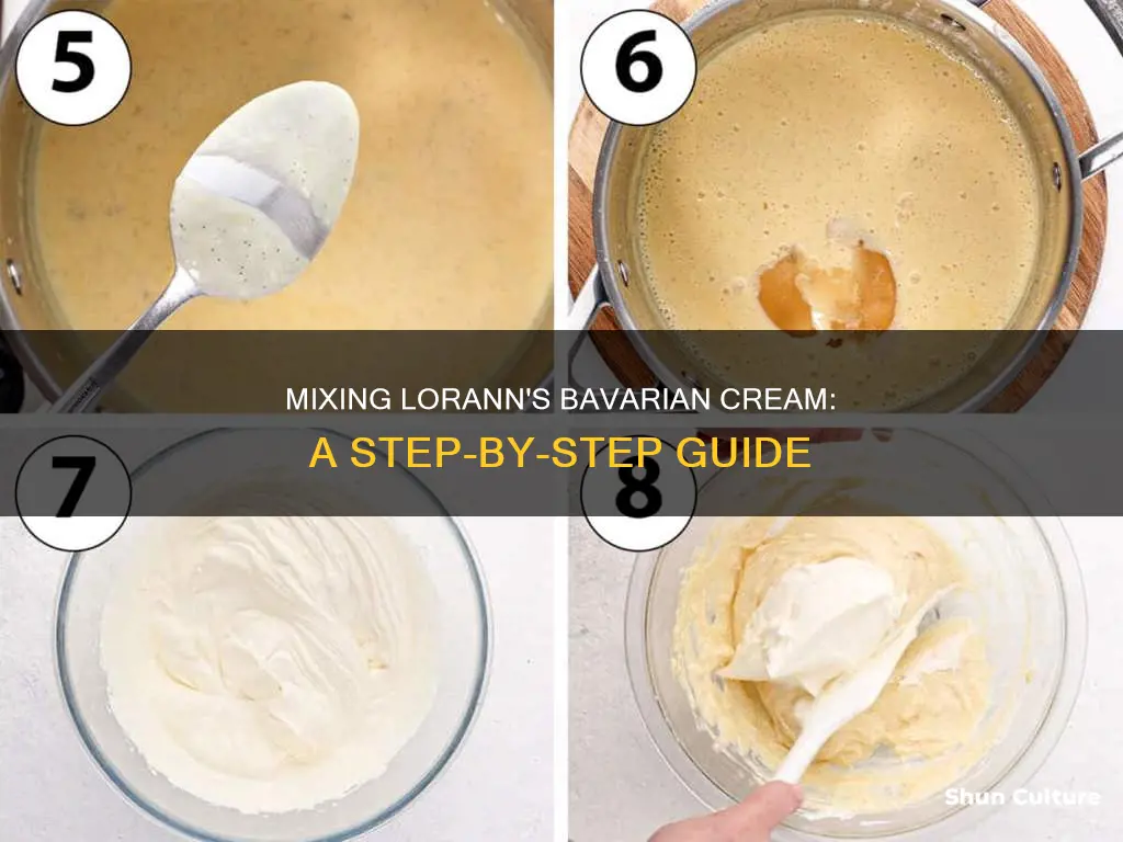 how to mix lorrans bavarian cream