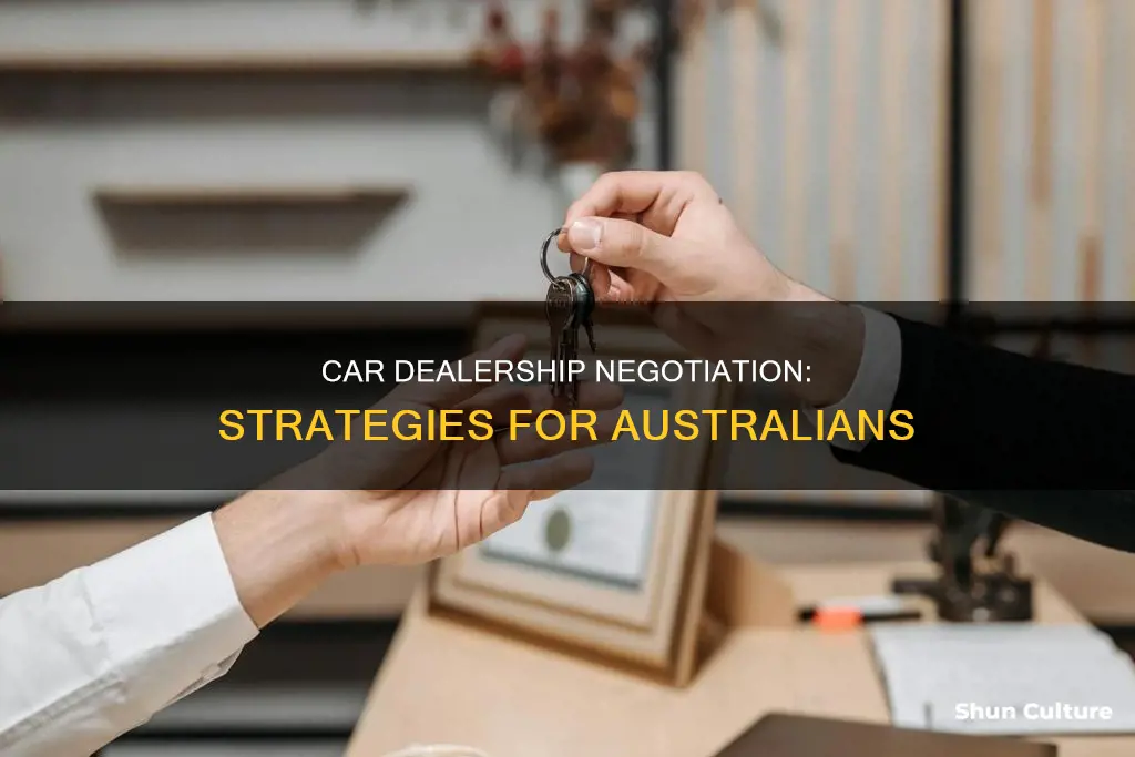 how to negotiate with car dealers australia