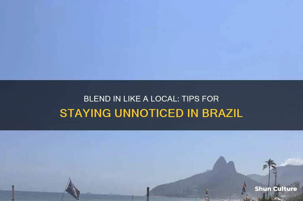 how to not stand out in brazil